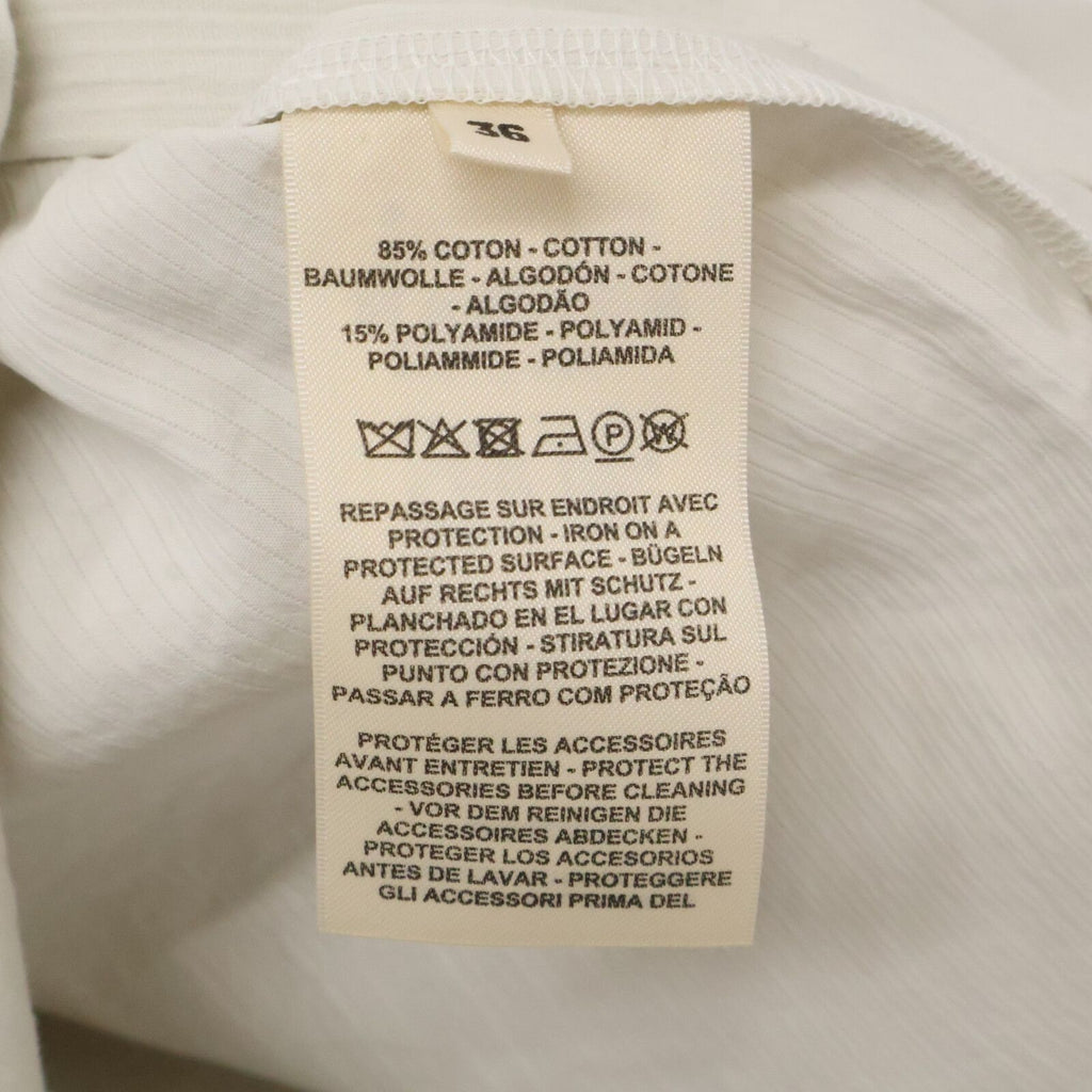 Hermes Cotton Nylon Chaine D'ancre Button Belted Shirt Dress 36 — view 6