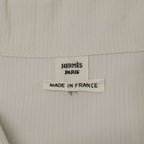 Hermes Cotton Nylon Chaine D'ancre Button Belted Shirt Dress 36 — view 4