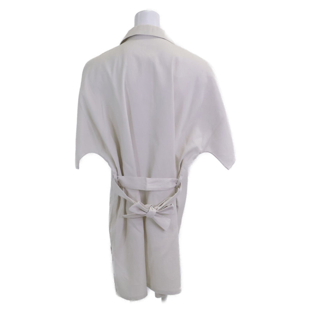Hermes Cotton Nylon Chaine D'ancre Button Belted Shirt Dress 36 — view 3