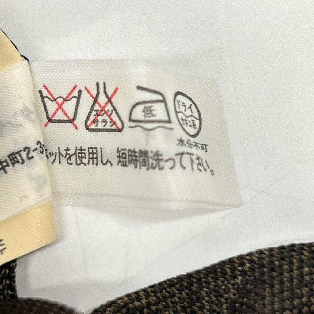 Fendi 10 Brown Zucca Pattern Long Sleeve Shirt 36 — view 5