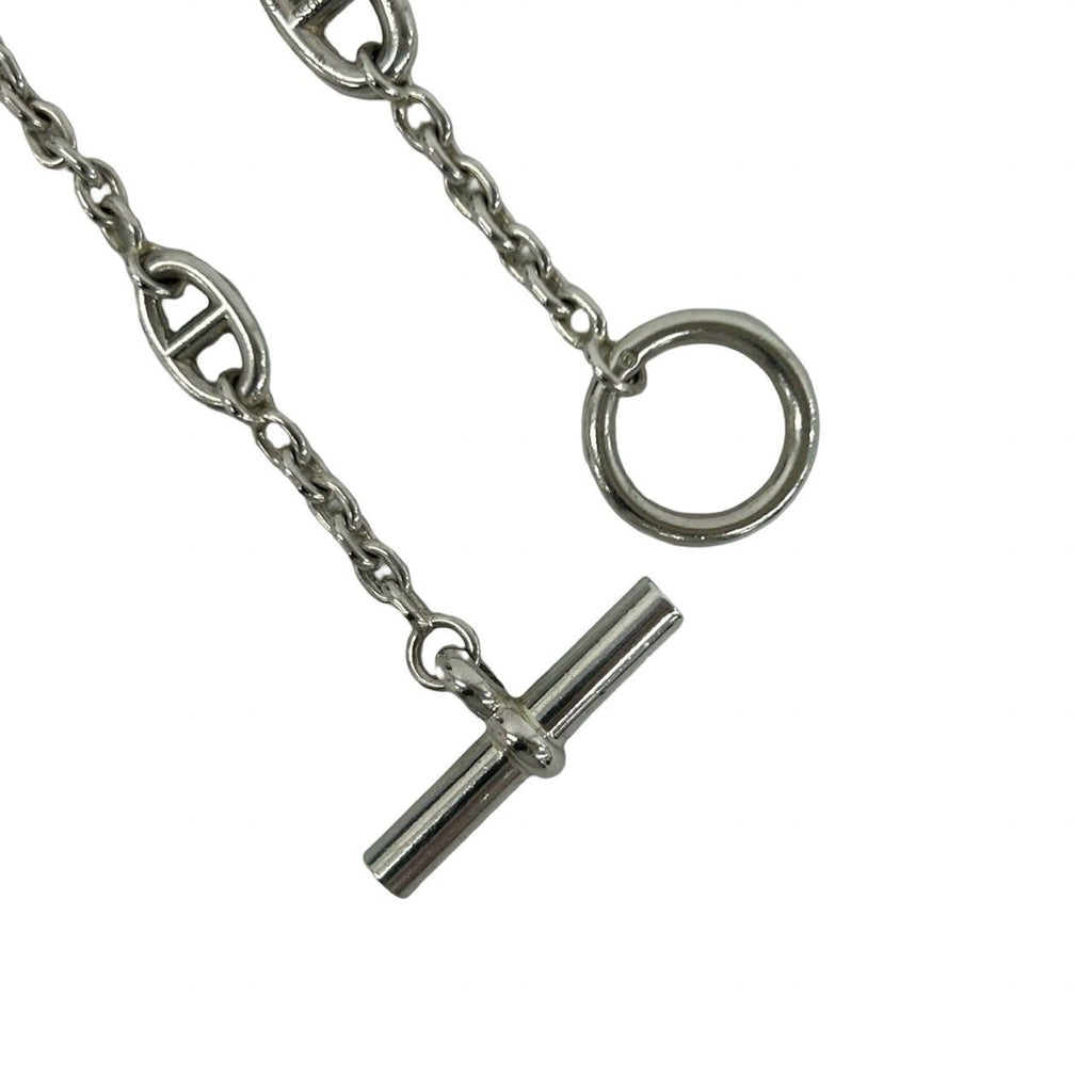 Hermes Farandole LG Bracelet 925 Sterling Silver Chain Bangle