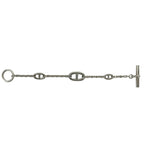 Hermes Farandole LG Bracelet 925 Sterling Silver Chain Bangle