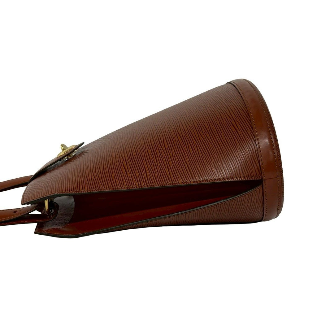 Louis Vuitton Vintage Cluny Epi Leather Shoulder Bag Tote Kenya Brown