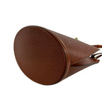 Louis Vuitton Vintage Cluny Epi Leather Shoulder Bag Tote Kenya Brown