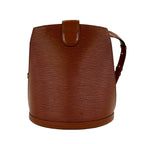 Louis Vuitton Vintage Cluny Epi Leather Shoulder Bag Tote Kenya Brown