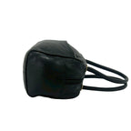 Loewe Anagram Logo Nappa Leather Mini Boston Bag Black