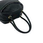 Loewe Anagram Logo Nappa Leather Mini Boston Bag Black