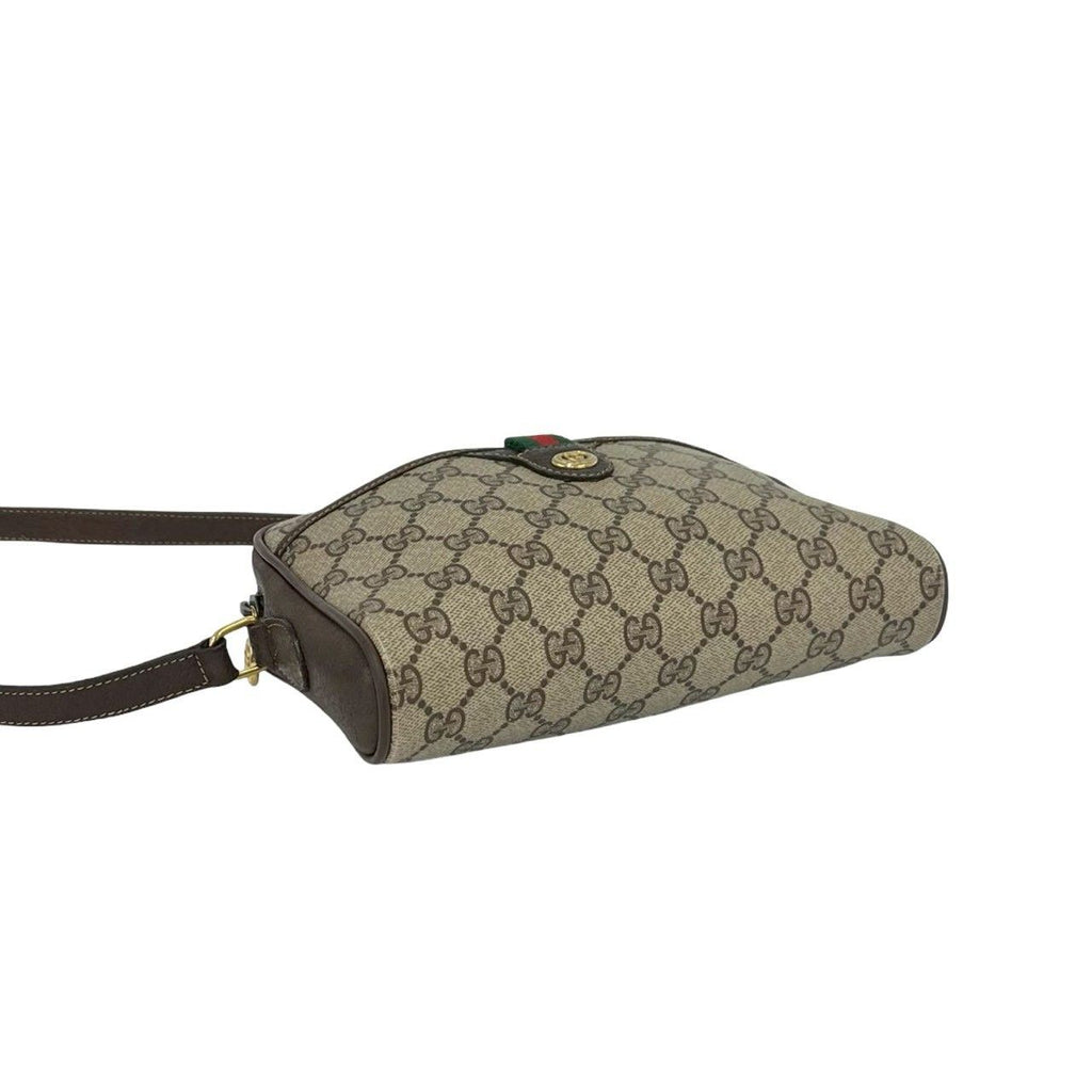Gucci Vintage Sherry Line GG Logo Pattern Leather Mini Shoulder Bag Pochette