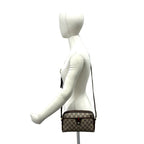 Gucci Vintage Sherry Line GG Logo Pattern Leather Mini Shoulder Bag Pochette