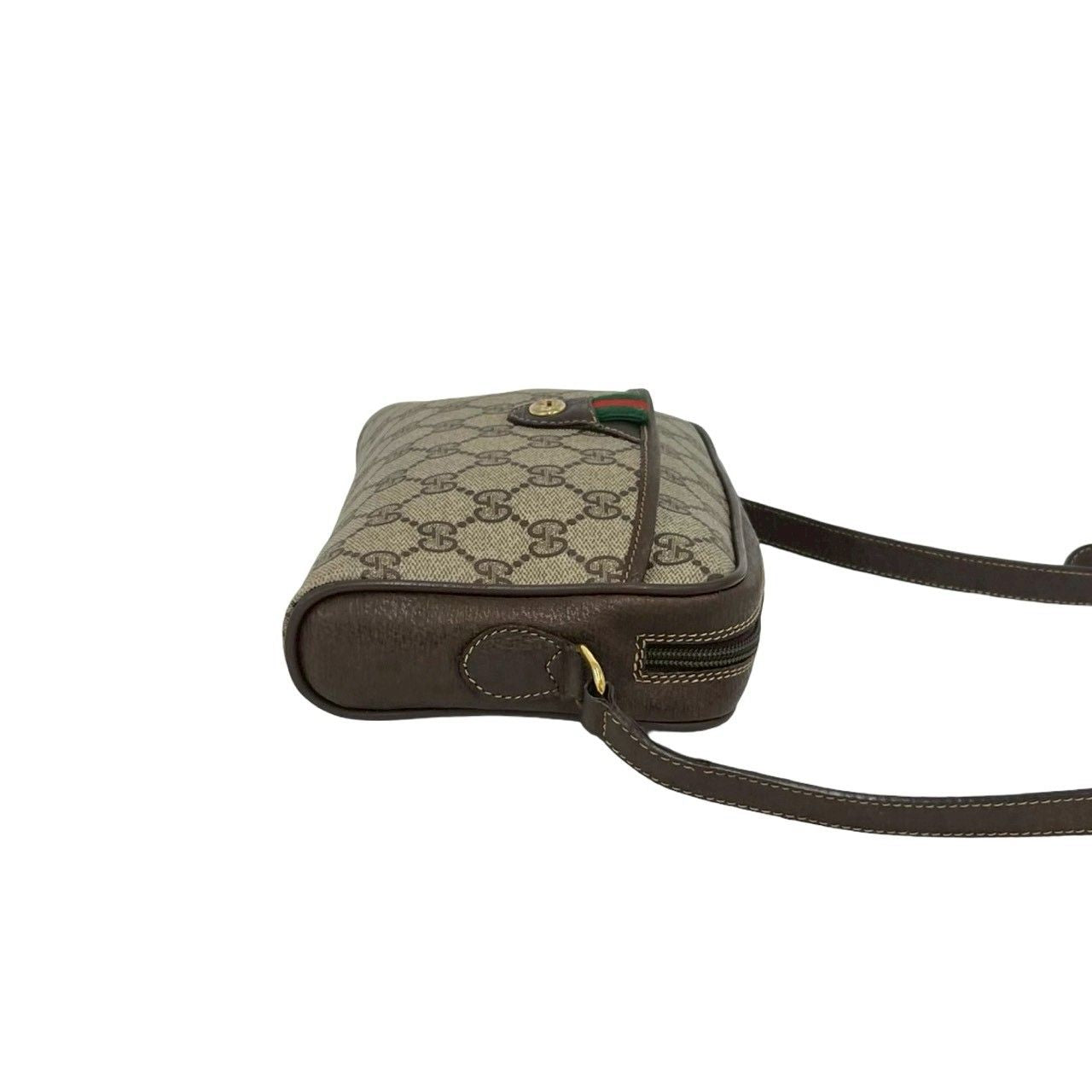Gucci Vintage Sherry Line GG Logo Pattern Leather Mini Shoulder Bag Pochette