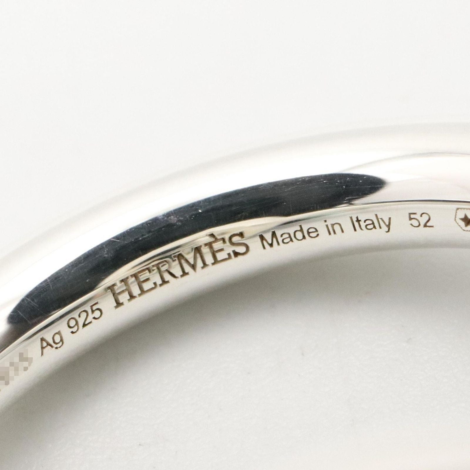 Hermes Ring Echappee PM 925 Sterling Silver