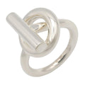 Hermes Ring Echappee PM 925 Sterling Silver