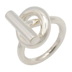 Hermes Ring Echappee PM 925 Sterling Silver