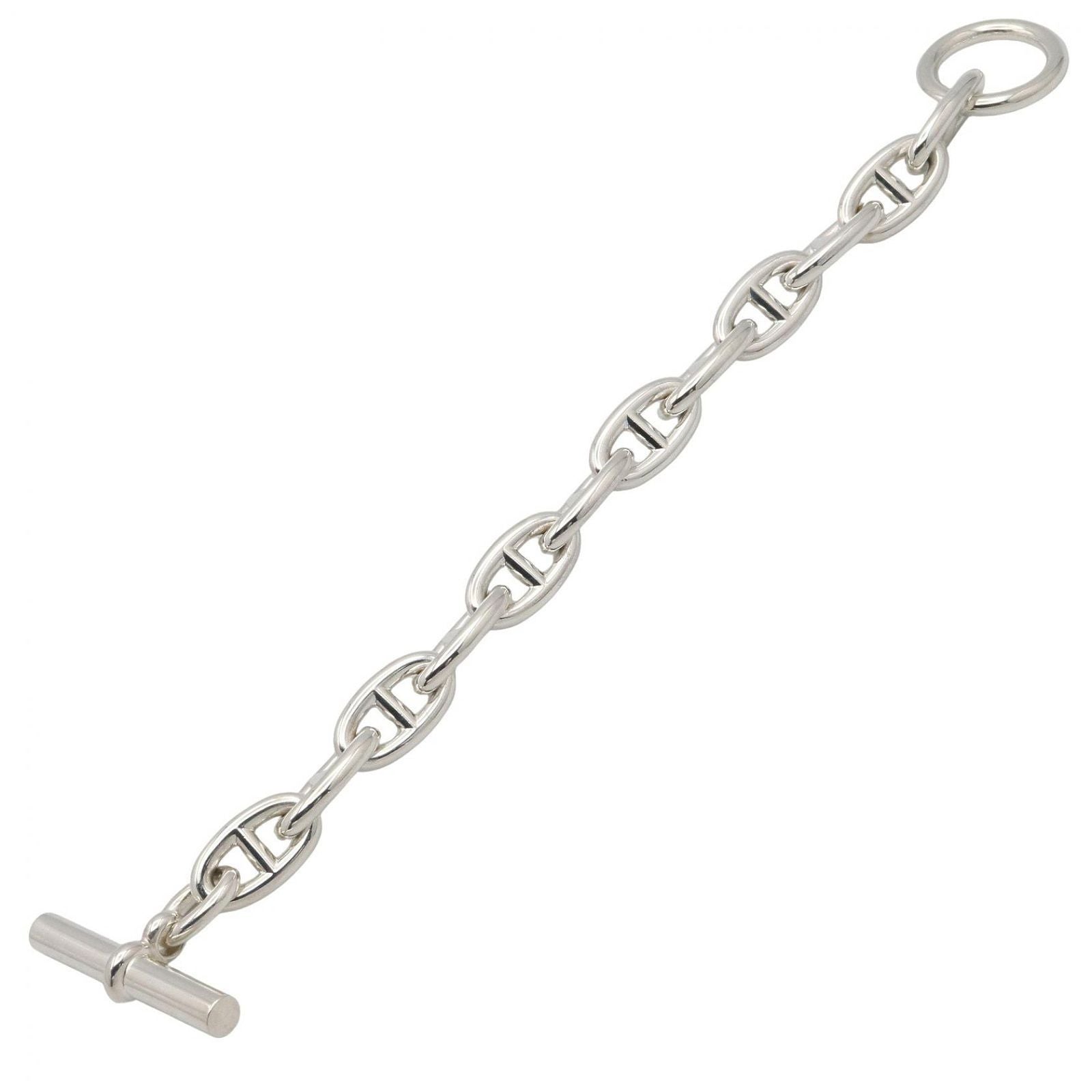 Hermes Bracelet Chaine D'ancre GM 12 Links 16 925 Sterling Silver