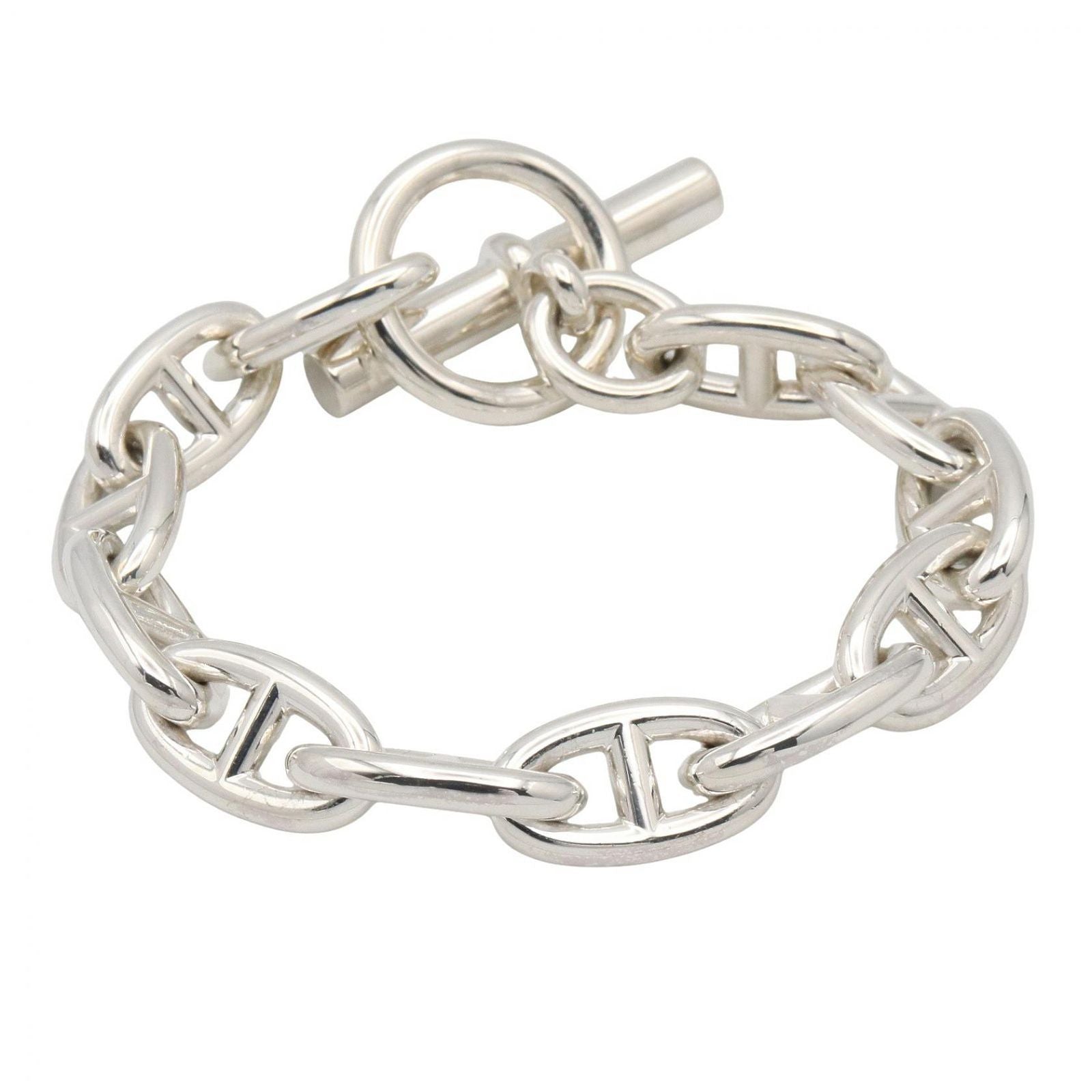 Hermes Bracelet Chaine D'ancre GM 12 Links 16 925 Sterling Silver