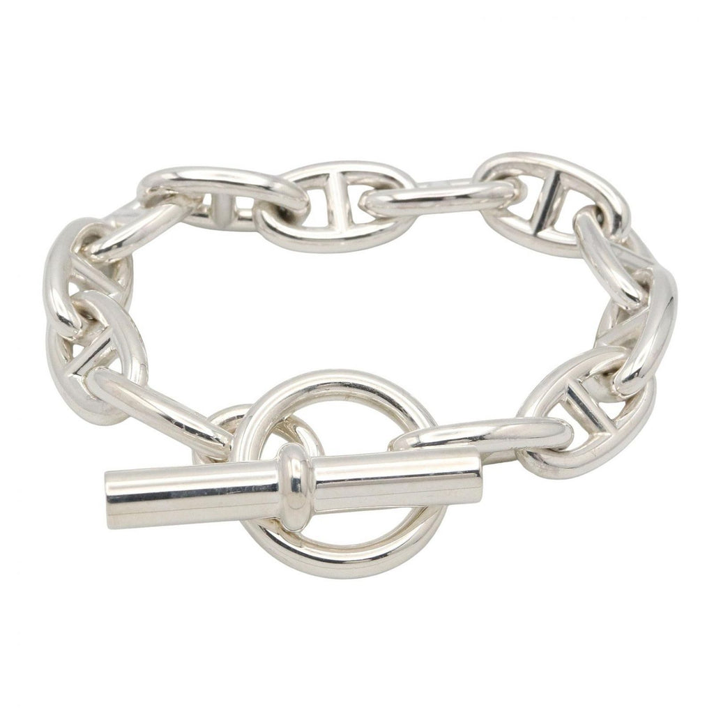 Hermes Bracelet Chaine D'ancre GM 12 Links 16 925 Sterling Silver
