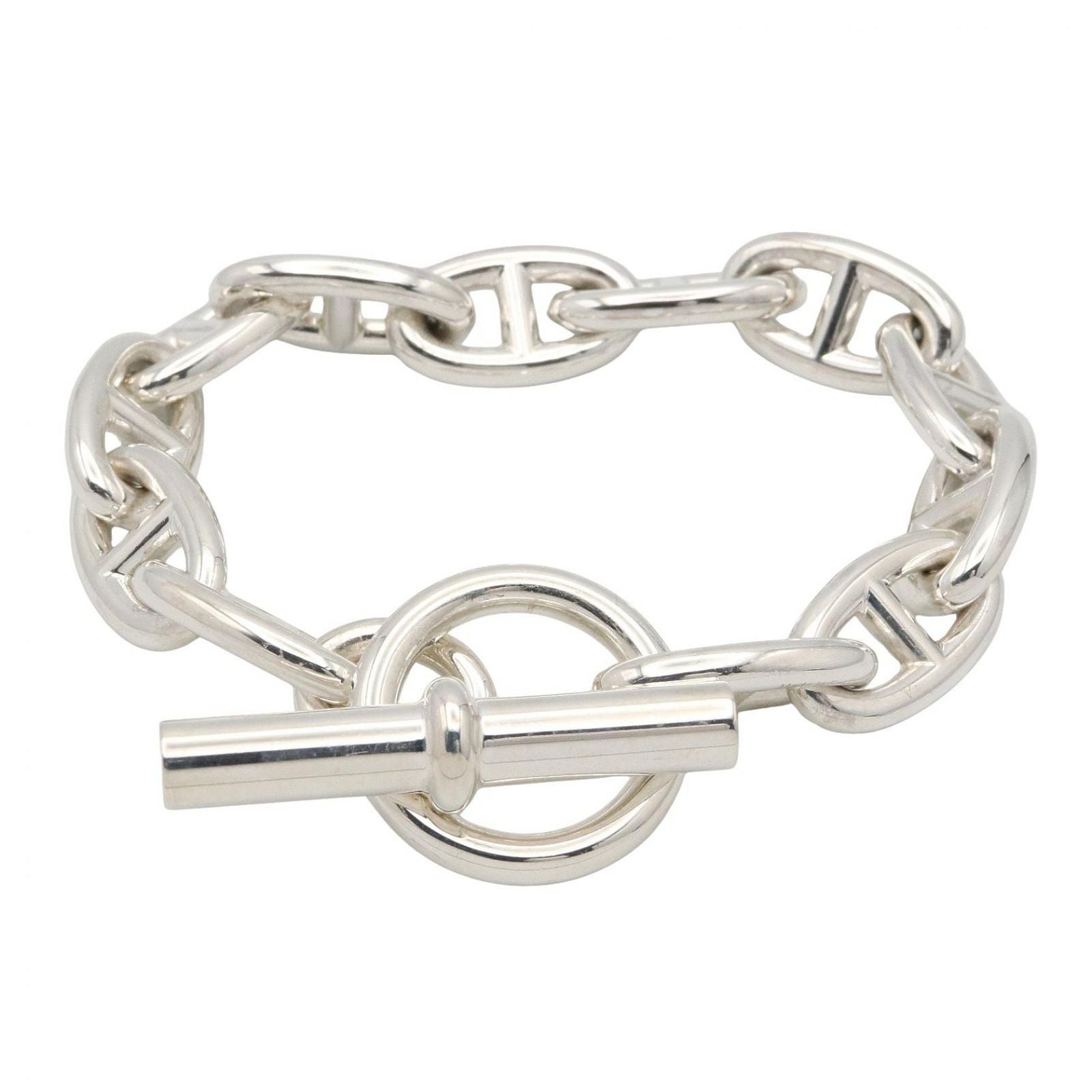Hermes Bracelet Chaine D'ancre GM 12 Links 16 925 Sterling Silver