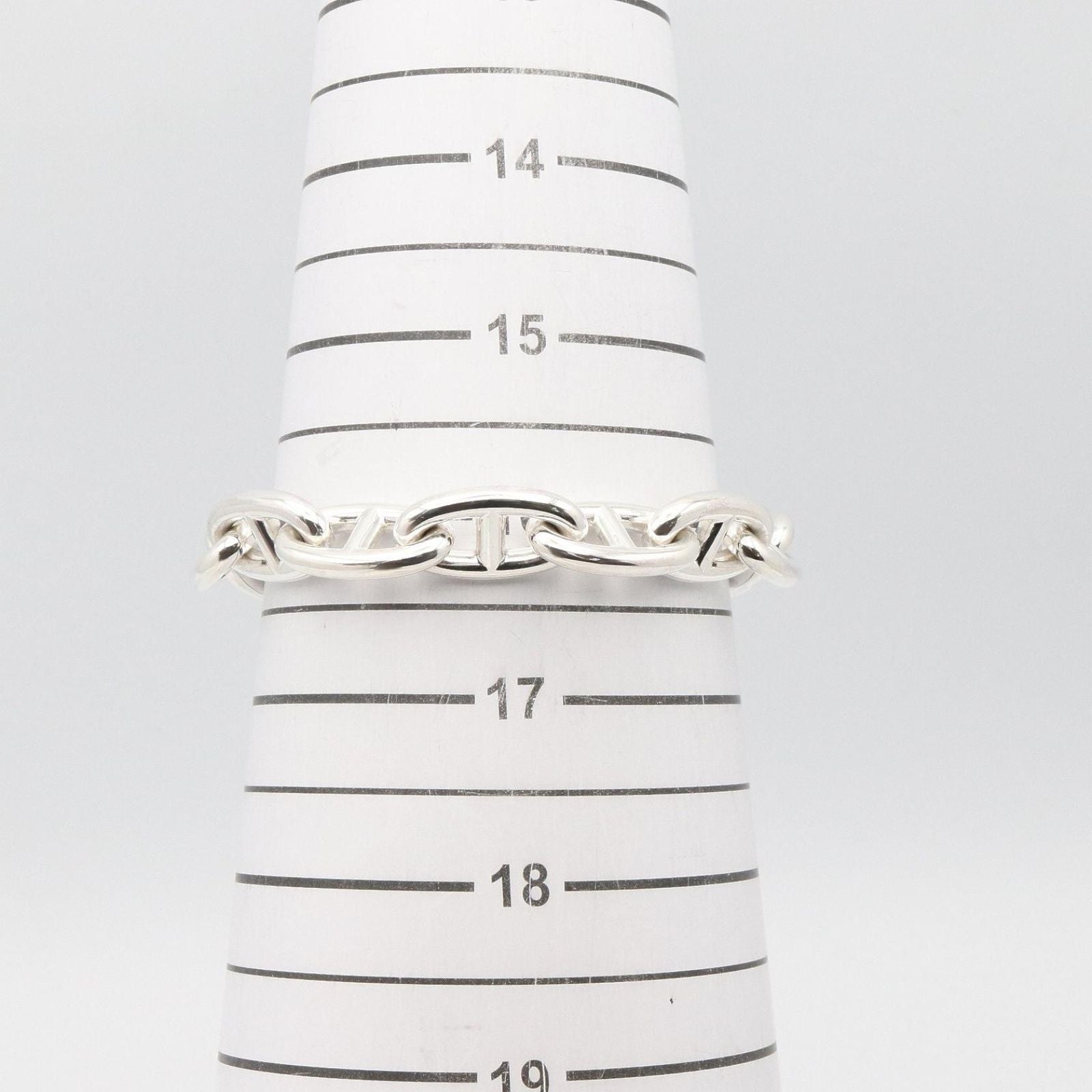 Hermes Bracelet Chaine D'ancre GM 12 Links 16 925 Sterling Silver