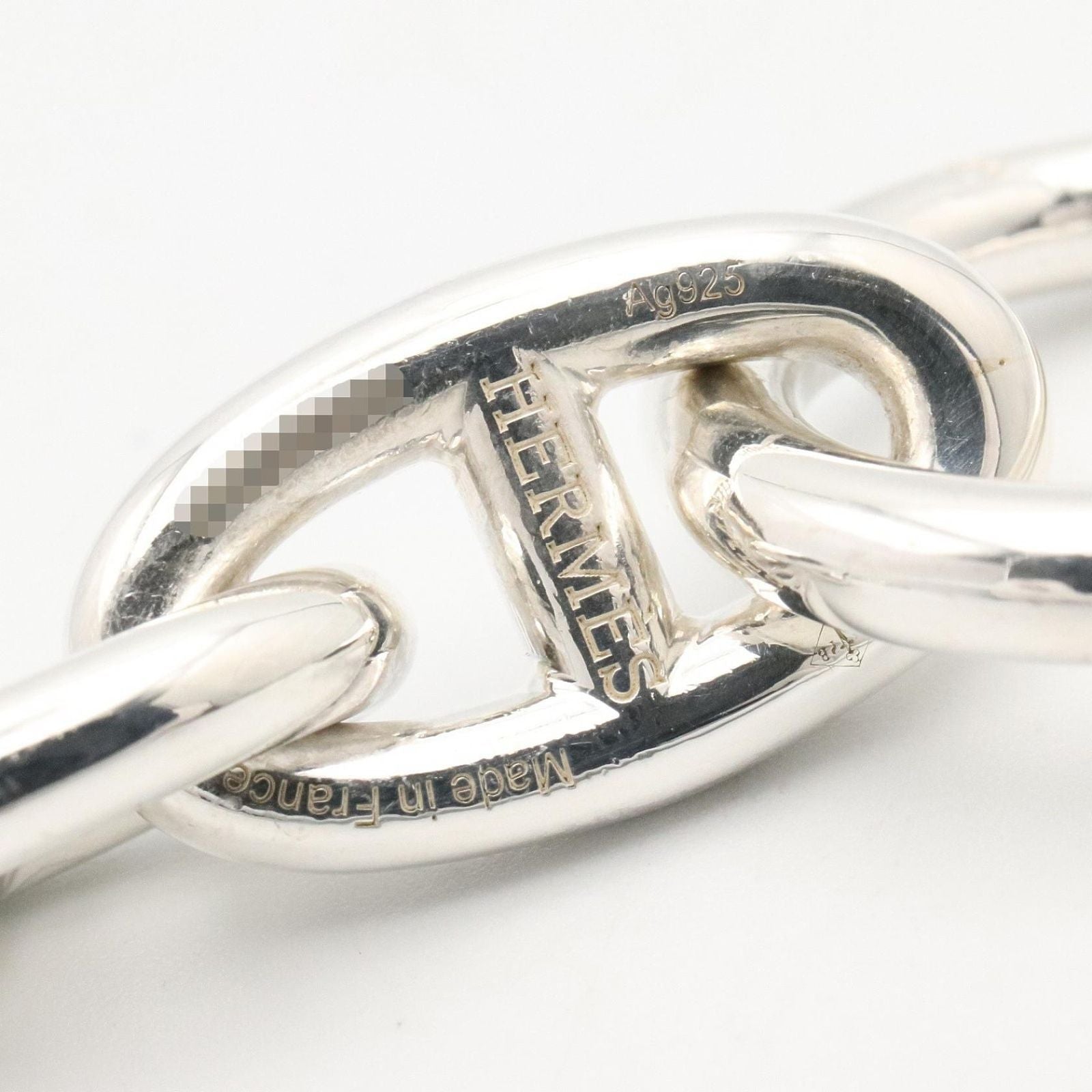 Hermes Bracelet Chaine D'ancre GM 12 Links 16 925 Sterling Silver