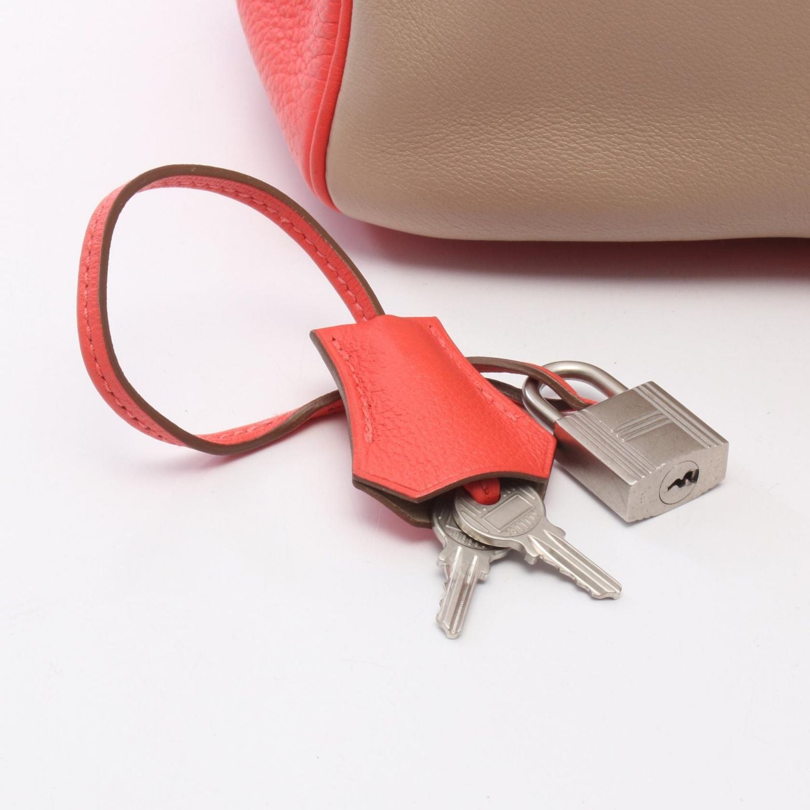 Hermes Handbag Birkin 30 Cazac Etoupe Rose Jaipur 30 Tourti — view 6
