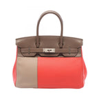 Hermes Handbag Birkin 30 Cazac Etoupe Rose Jaipur 30 Tourti