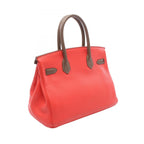 Hermes Handbag Birkin 30 Cazac Etoupe Rose Jaipur 30 Tourti — view 2