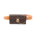 Louis Vuitton Waist Bag S Lock Belt Pouch PM Monogram Canvas Leather