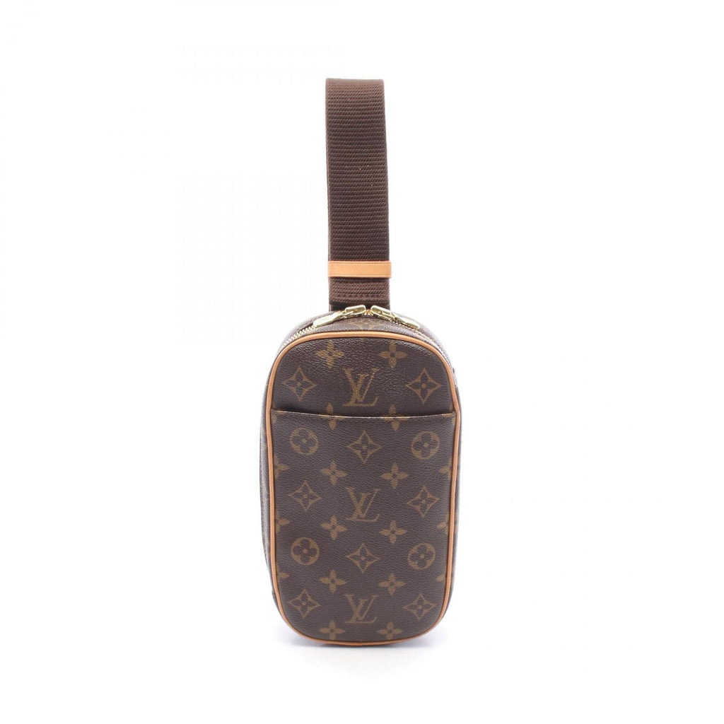 Louis Vuitton Waist Bag Pochette Gange Monogram Canvas Leather