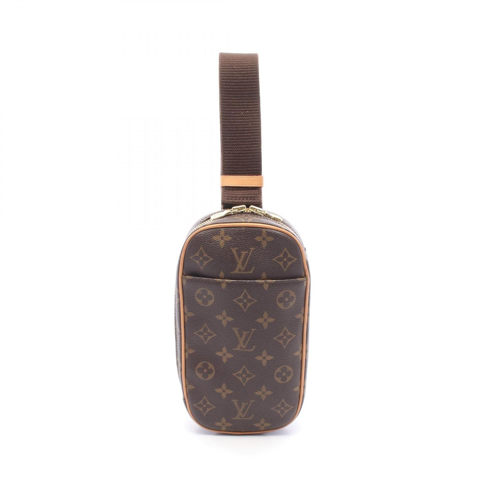 Louis Vuitton Waist Bag Pochette Gange Monogram Canvas Leather