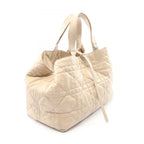 Dior Tote Bag Toujours Large Micro Cannage Beige Leather