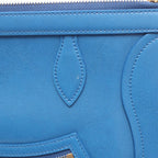 Celine Clutch Pouch Ultra Blue Leather