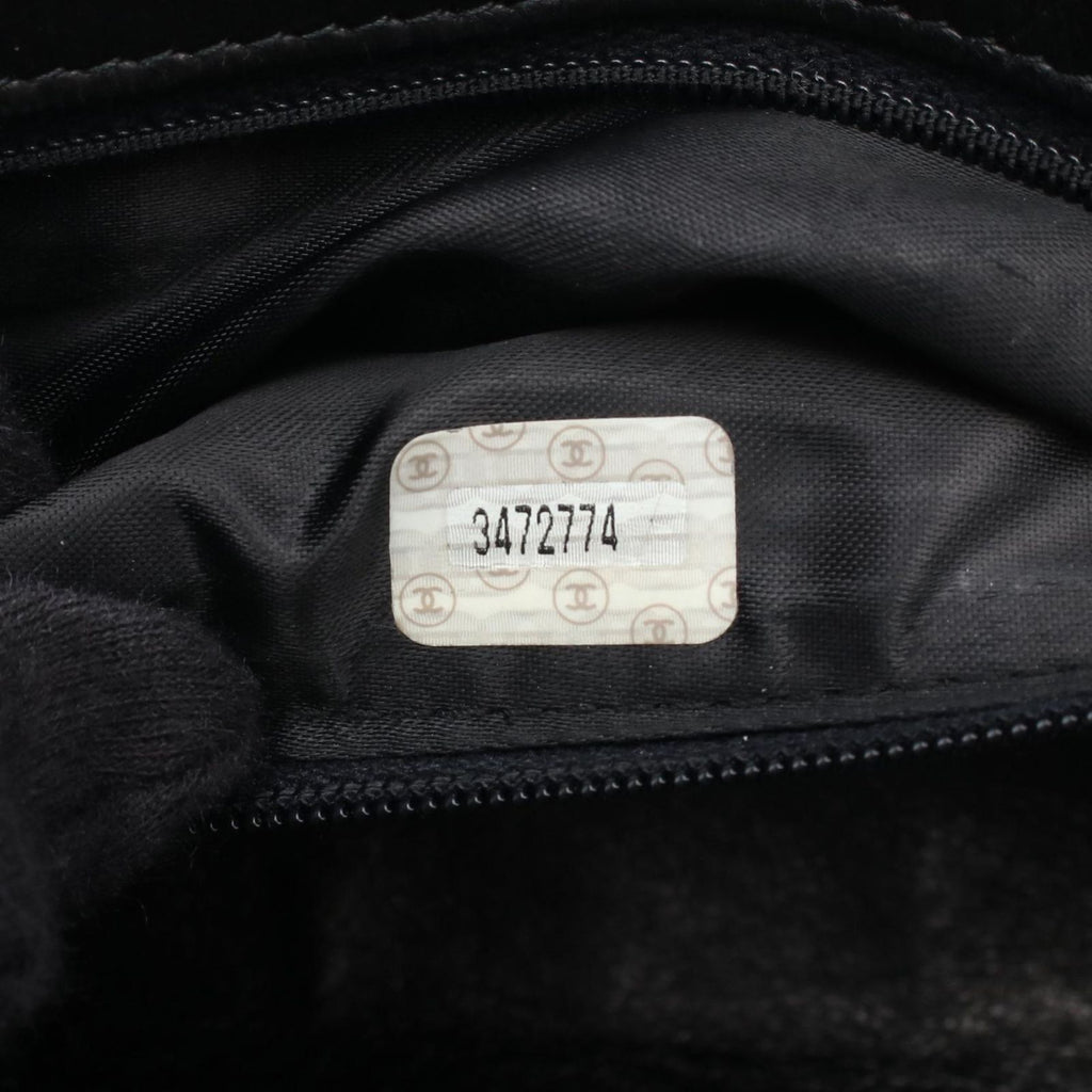 Chanel Shoulder Bag Quilted Black Lambskin