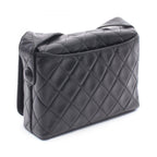 Chanel Shoulder Bag Quilted Black Lambskin
