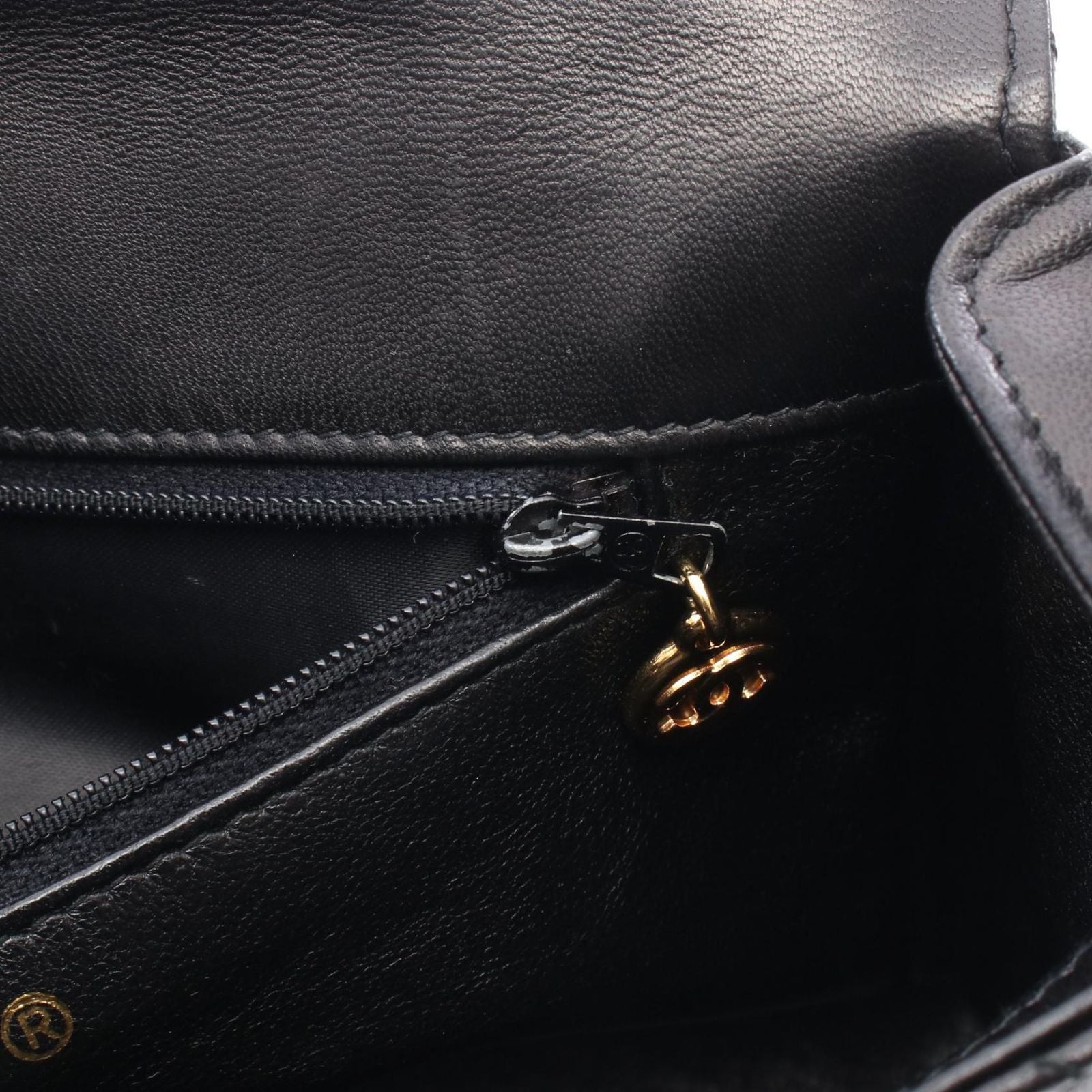 Chanel Shoulder Bag Quilted Black Lambskin