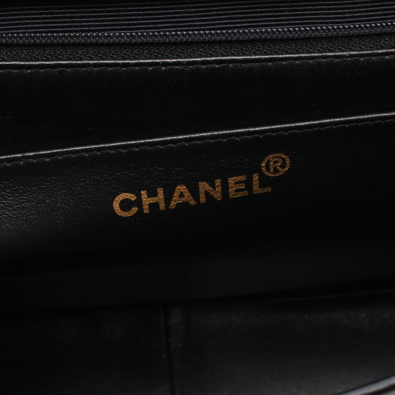 Chanel Shoulder Bag Maxi Quilted 30 Single Flap Black Lambskin Chain