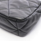 Chanel Shoulder Bag 19 Dizeneuf Quilted 2-Way Black Leather 19 Chain