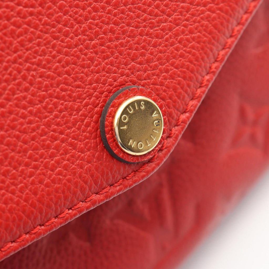 Louis Vuitton Shoulder Bag Monogram Empreinte Cerise Leather