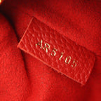 Louis Vuitton Shoulder Bag Monogram Empreinte Cerise Leather