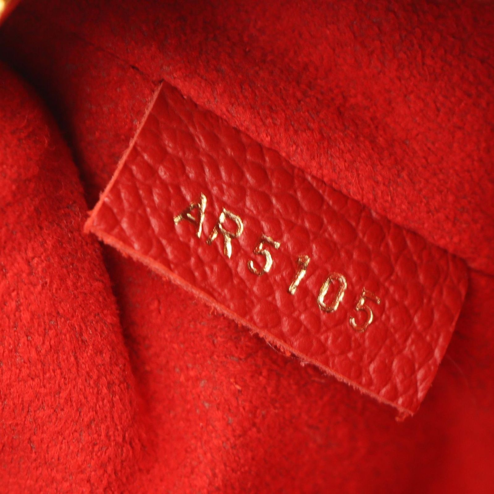 Louis Vuitton Shoulder Bag Monogram Empreinte Cerise Leather