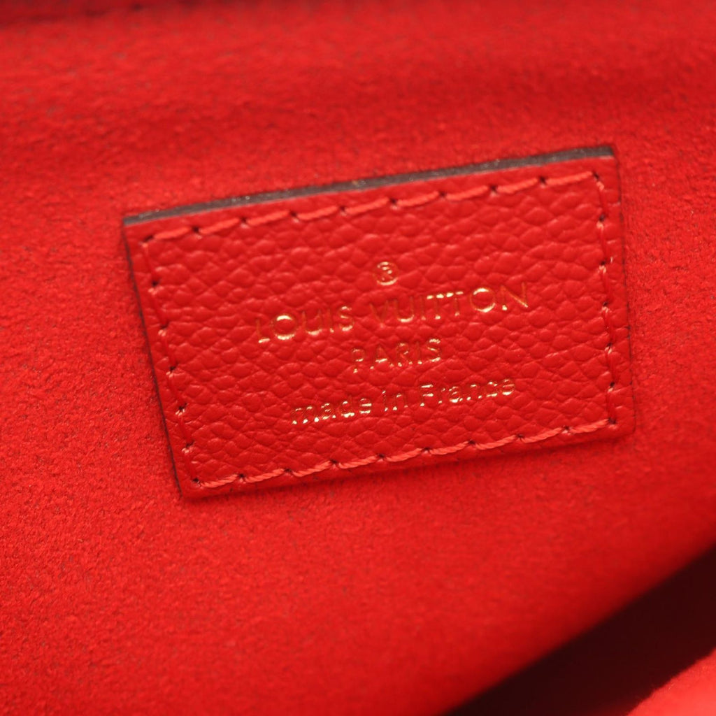 Louis Vuitton Shoulder Bag Monogram Empreinte Cerise Leather