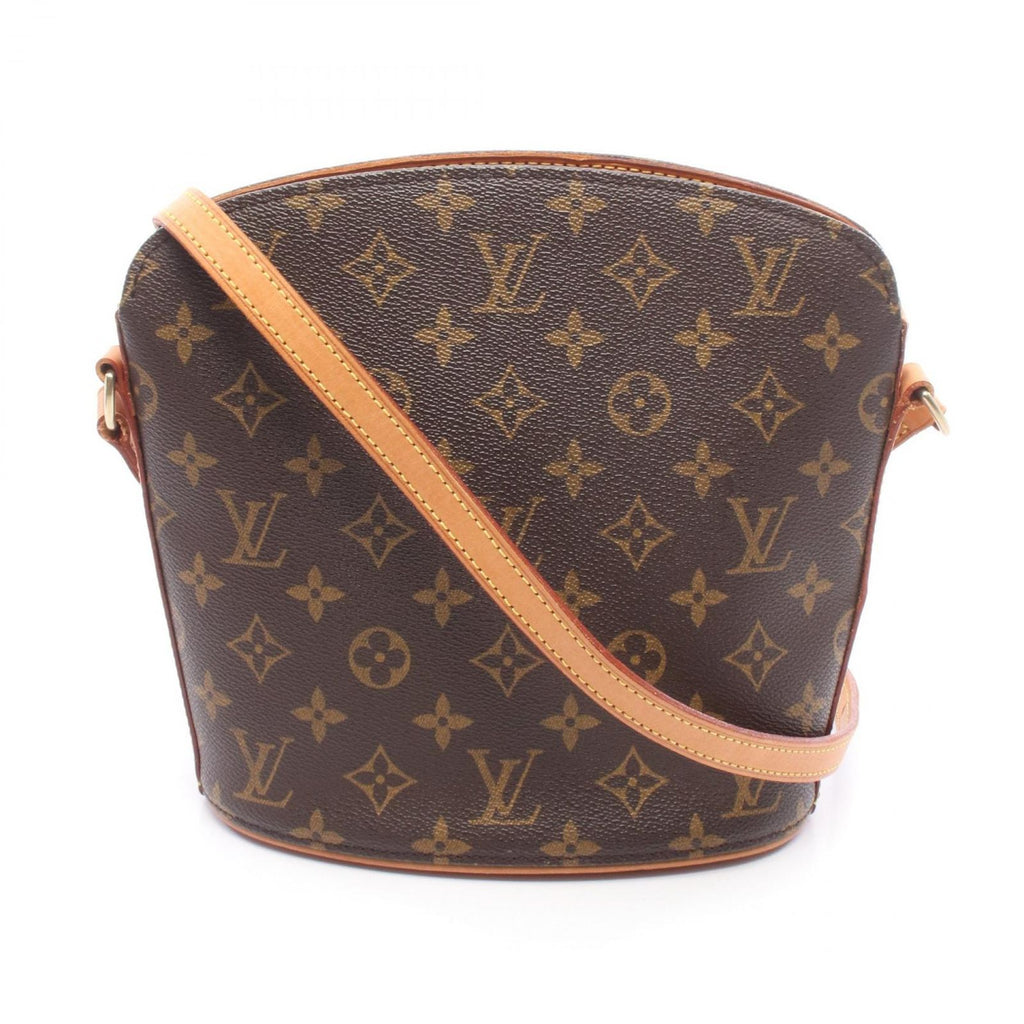 Louis Vuitton Shoulder Bag Drew Monogram Canvas Leather