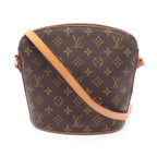 Louis Vuitton Shoulder Bag Drew Monogram Canvas Leather