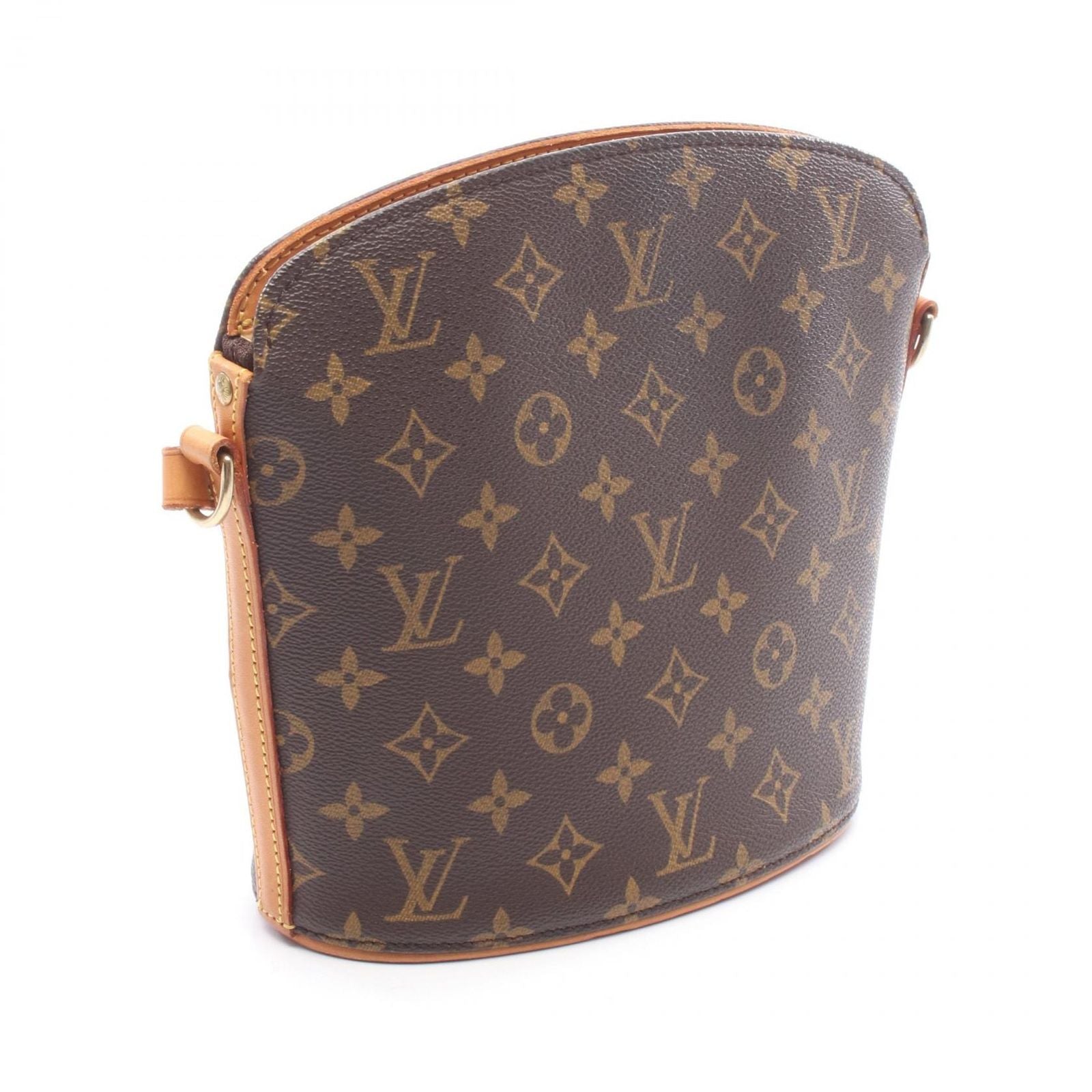 Louis Vuitton Shoulder Bag Drew Monogram Canvas Leather