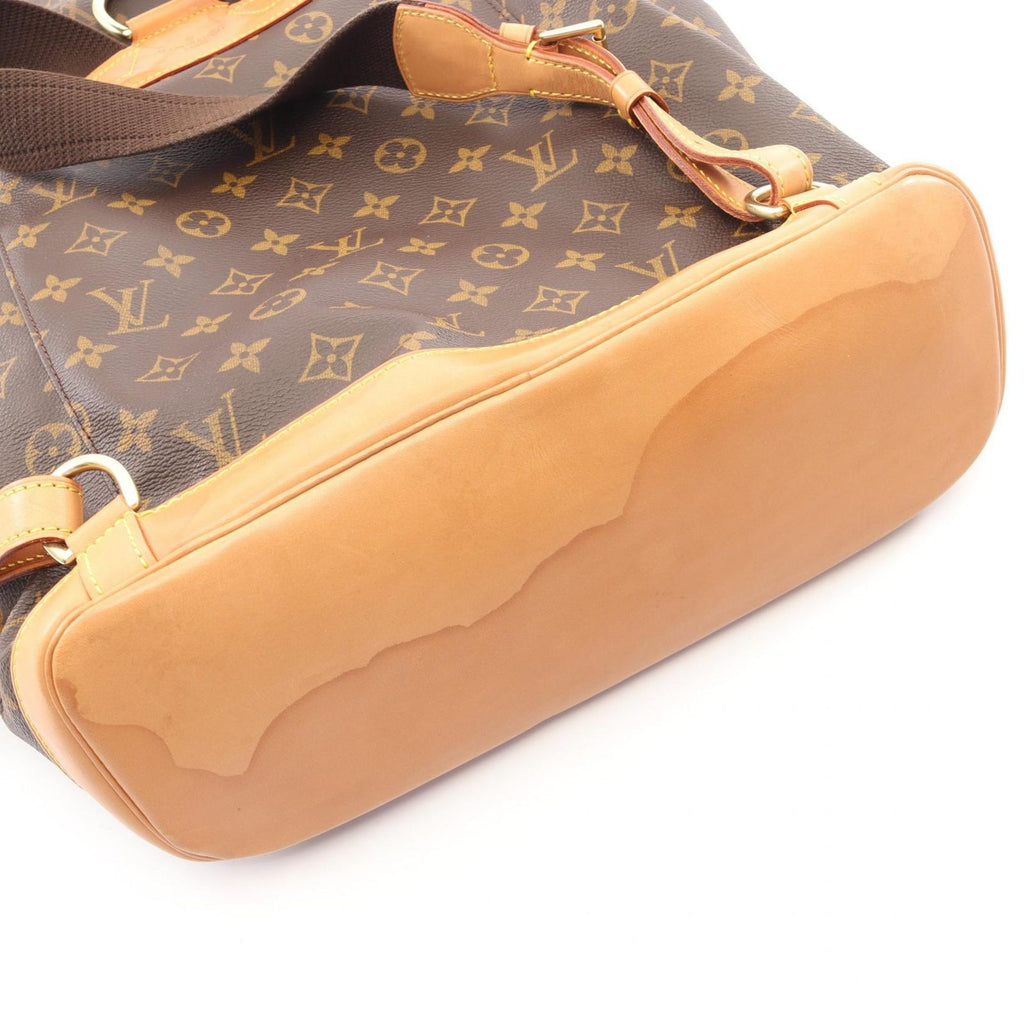 Louis Vuitton Backpack Montsouris GM Monogram Canvas Leather