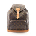Louis Vuitton Backpack Montsouris GM Monogram Canvas Leather