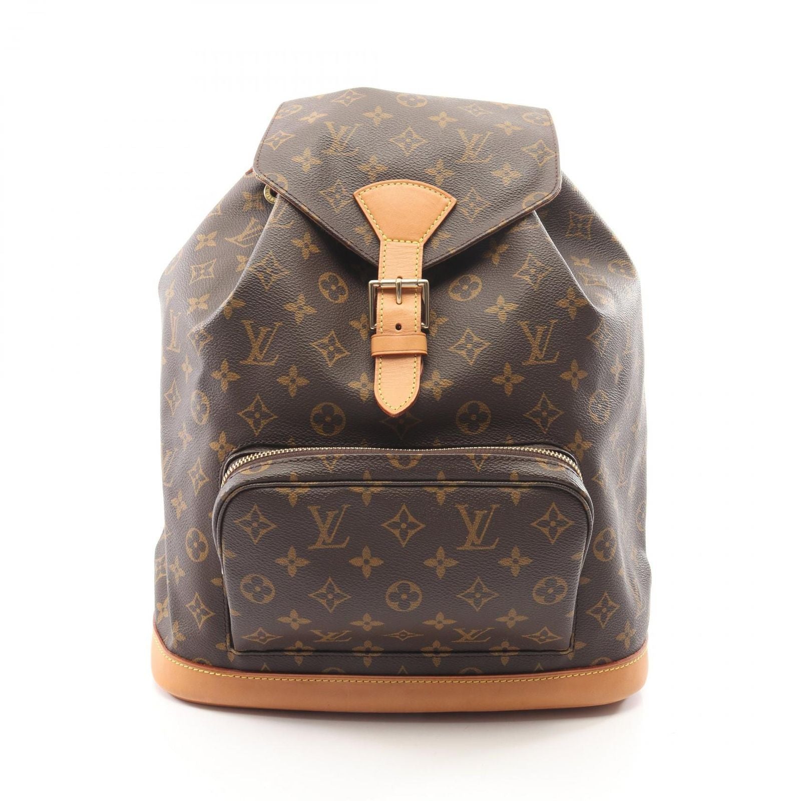 Louis Vuitton Backpack Montsouris GM Monogram Canvas Leather
