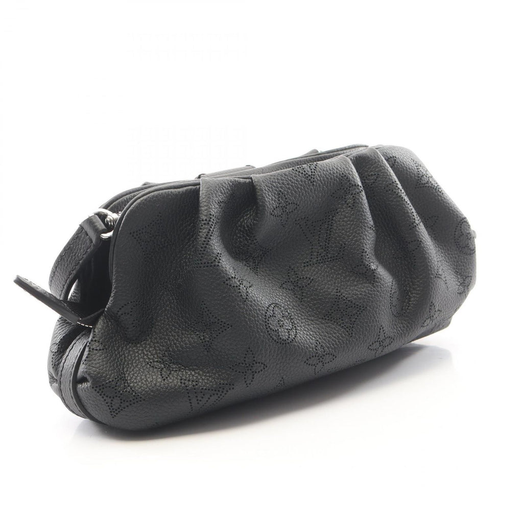 Louis Vuitton Shoulder Bag Scala Mini Mahina Noir Leather