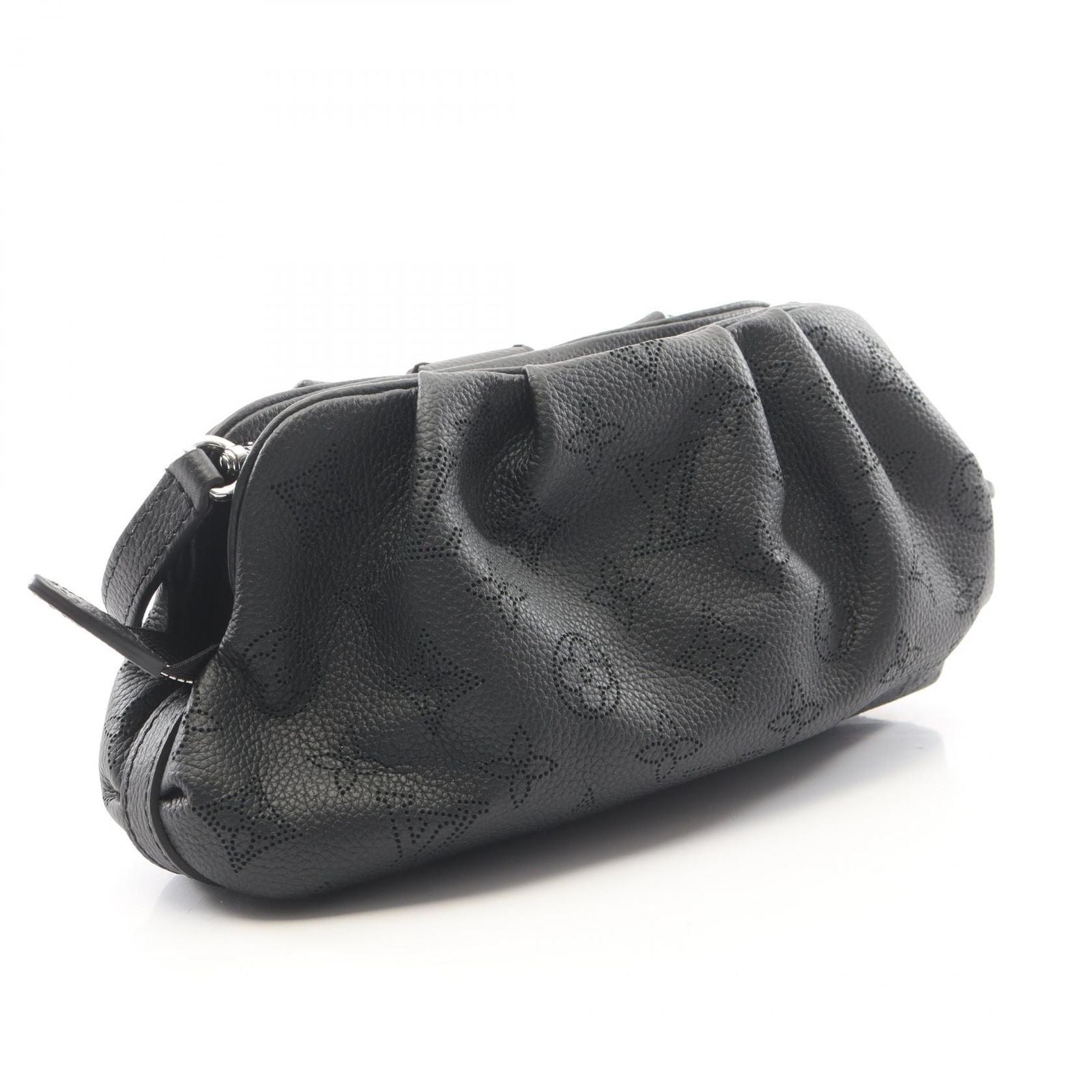 Louis Vuitton Shoulder Bag Scala Mini Mahina Noir Leather