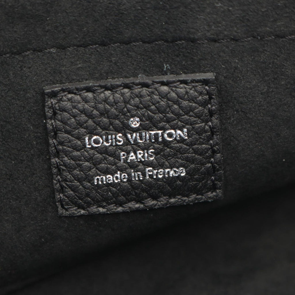 Louis Vuitton Shoulder Bag Scala Mini Mahina Noir Leather