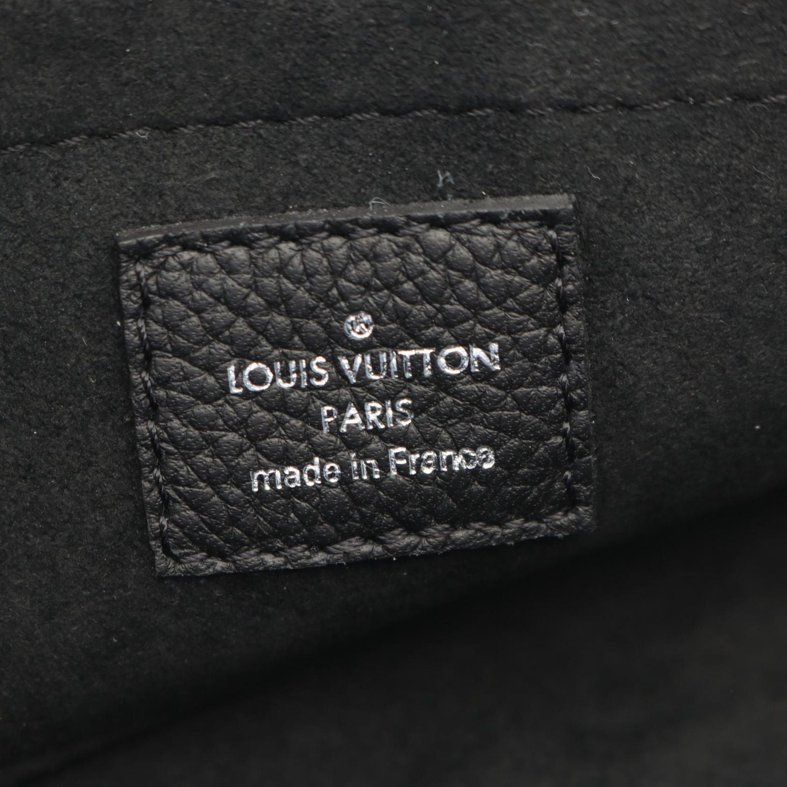 Louis Vuitton Shoulder Bag Scala Mini Mahina Noir Leather